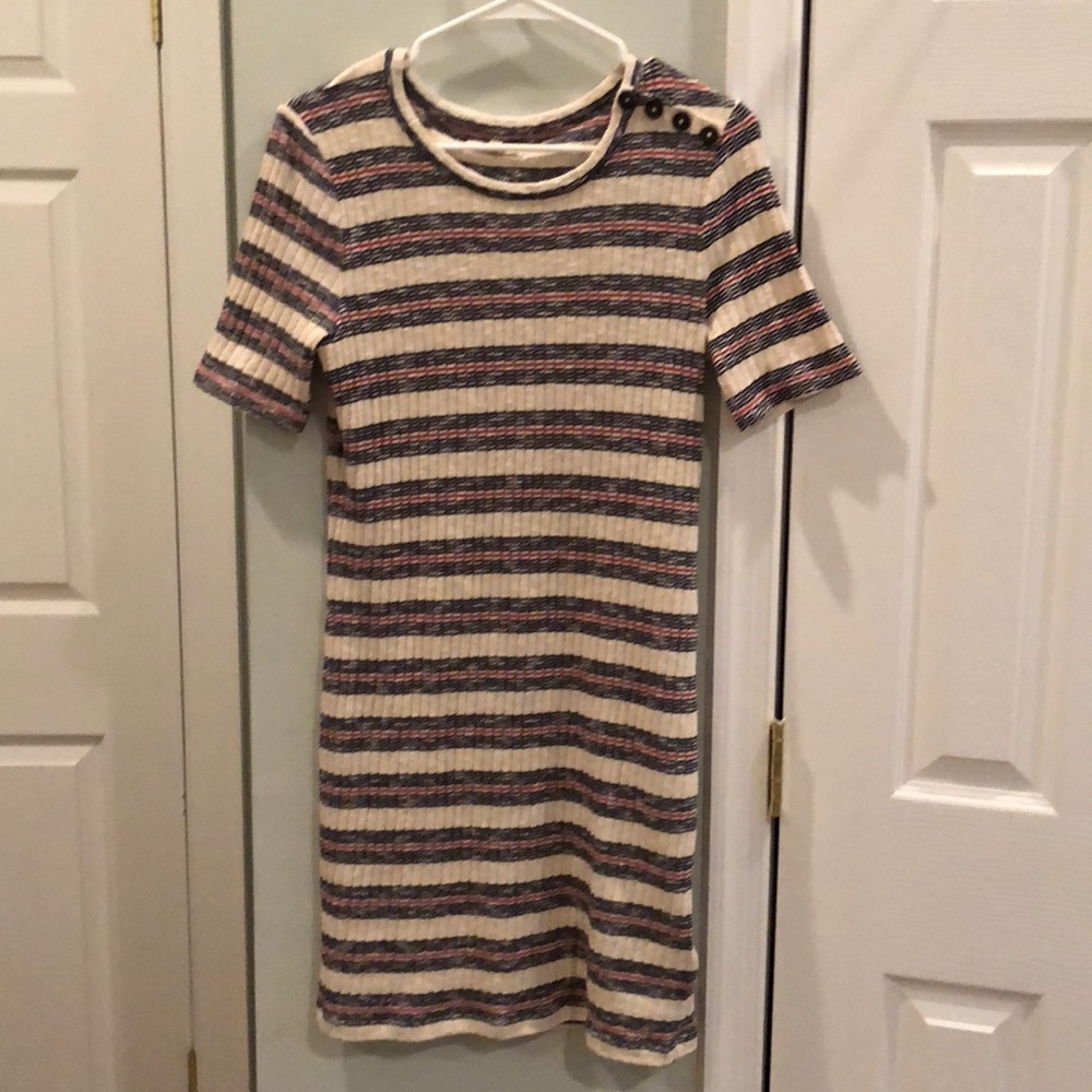 Madewell stripped sweater dress